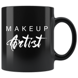 Makeup Artist 11oz Black Mug