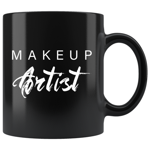 Makeup Artist 11oz Black Mug