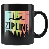 Zipline 11oz Black Mug