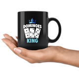 Dominoes King 11oz Black Mug