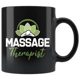 Massage Therapist 11oz Black Mug