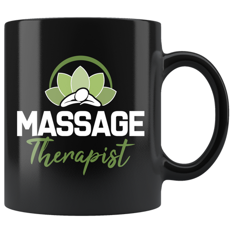 Massage Therapist 11oz Black Mug