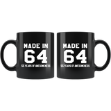 Made In 64 11oz Black Mug