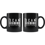 Scan Everything 11oz Black Mug
