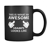 This Is What An Awesome Gramps Looks Like Black Mug