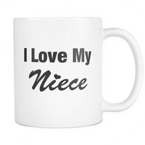 I Love My Niece Mug - Uncle Gift