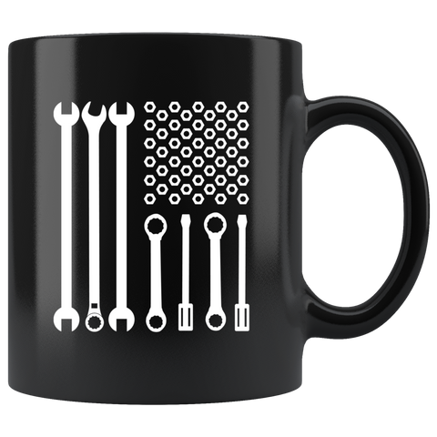 American Mechanic 11oz Black Mug