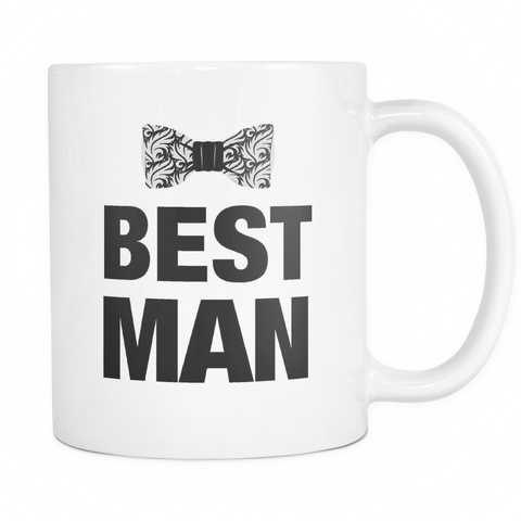 Best Man Bow Tie Mug - Funny Bachelor Party Gift