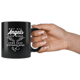 Not All Angels Have Wings Some Have Stethoscopes 11oz Black Mug