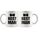Best Man White Mug