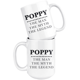 Poppy The Man 15oz White Mug