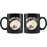 Mowologist 11oz Black Mug