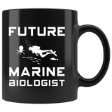 Future Marine Biologist 11oz Black Mug