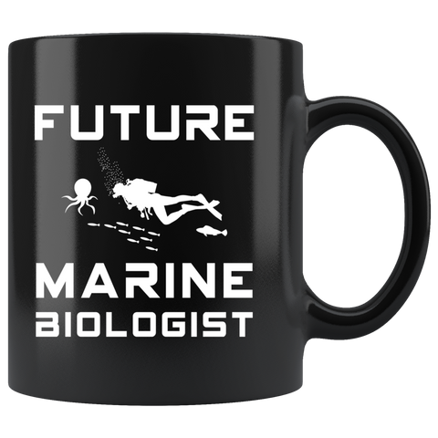 Future Marine Biologist 11oz Black Mug