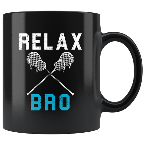 Relax Bro 11oz Black Mug