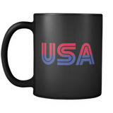 USA Black Mug