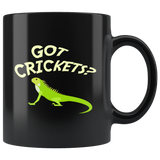 Got Crickets? 11oz Black Mug