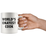 World's Okayest Cook White Mug