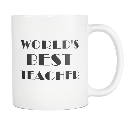 World's best teacher White Mug