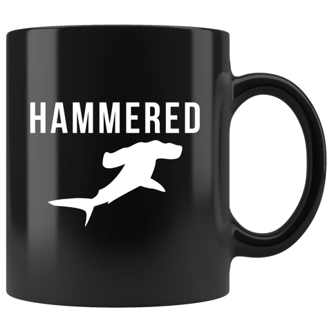 Hammered 11oz Black Mug
