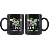 Master's Level Complete 11oz Black Mug -  Custom