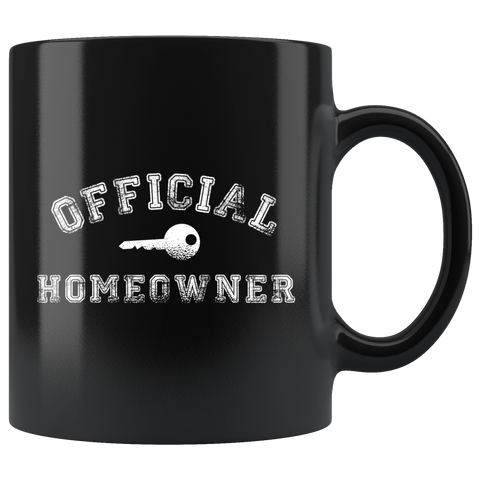 Official Homeowner 11oz Black Mug