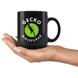 Gecko Whisperer 11oz Black Mug