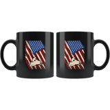 American Snowmobile 11oz Black Mug