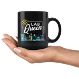 Lab Queen 11oz Black Mug