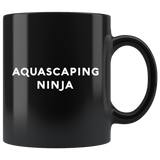 Aquascaping Ninja 11oz Black Mug