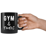 Gym & Tonic 11oz Black Mug