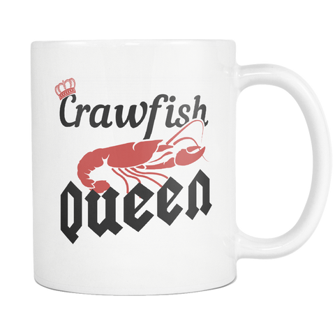 Crawfish Queen White Mug