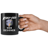 KOALA-FIED Web Designer 11oz Black Mug