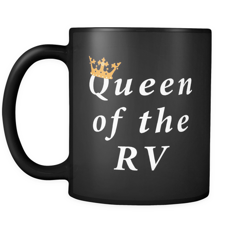 Queen of the RV Mug in Black