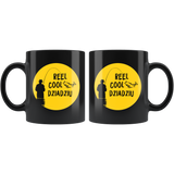 Reel Cool Dziadziu Black Mug