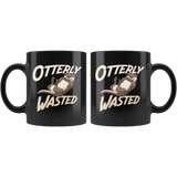 Otterly Wasted 11oz Black Mug