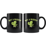 Not A Hugger 11oz Black Mug