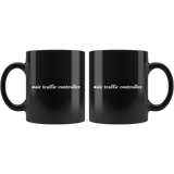 #air traffic controller 11oz Black Mug