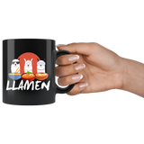 Llamen 11oz Black Mug