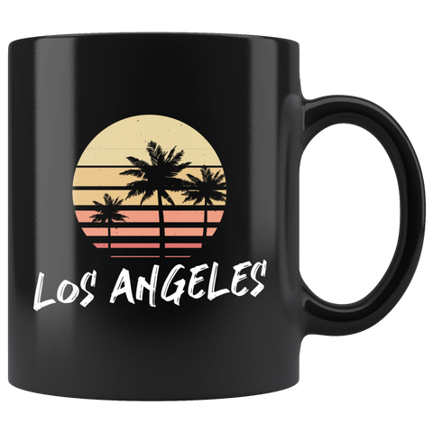 Los Angeles 11oz Black Mug