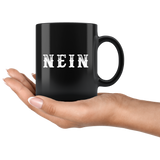 Nein 11oz Black Mug