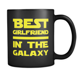 Best Girlfriend In The Galaxy Black Mug
