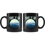 Yurt It Up 11oz Black Mug