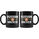 Russian Hacker 11oz Black Mug