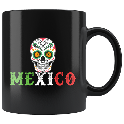 Mexico 11oz Black Mug