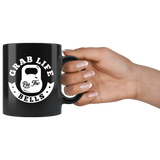 Grab Life By The Bells 11oz Black Mug