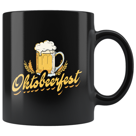 Oktobeerfest 11oz Black Mug