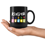 Kinder Squad 11oz Black Mug