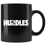 Hurdles 11oz Black Mug