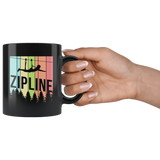 Zipline 11oz Black Mug